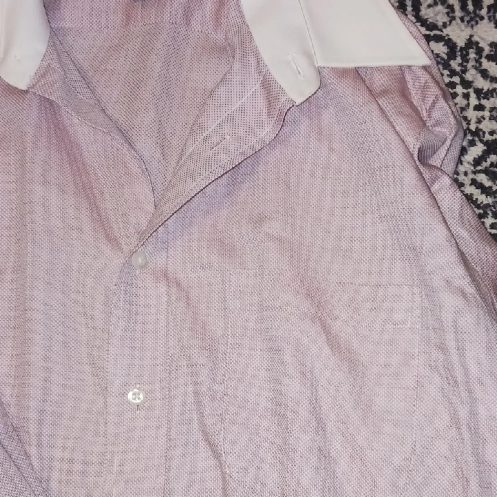 Paul Fredrick Men's Pink Dress Shirt - Picture 5 of 6